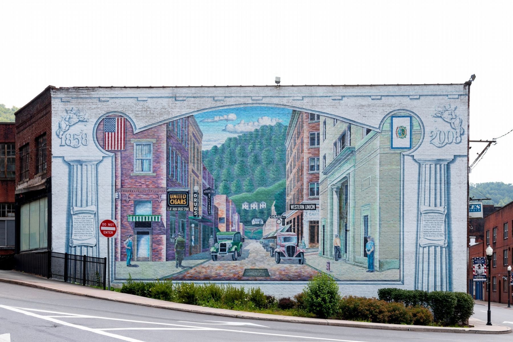 City of Welch Mural image. Click for full size.