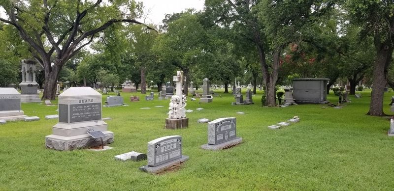 The area around the Dr. John Henry Sears Marker. Click for full size. The area around the Dr. John Henry Sears Marker image. Click for full size.