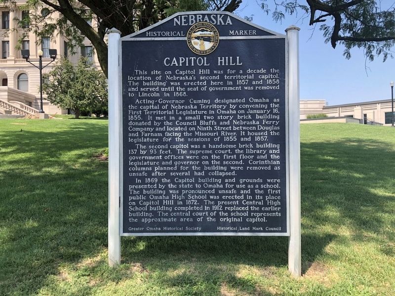 Capitol Hill Marker image. Click for full size.