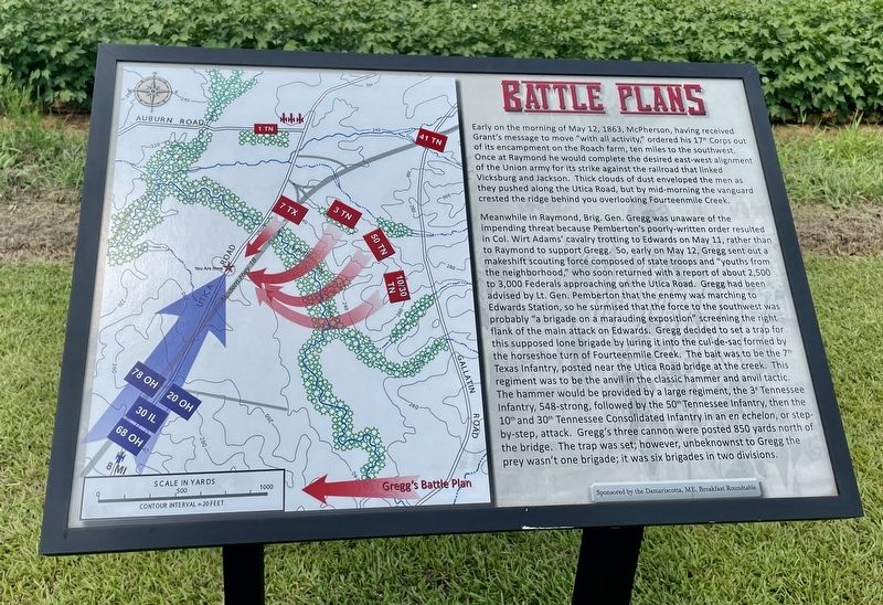 Battle Plans Marker image. Click for full size.