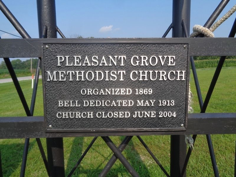 Pleasant Grove Methodist Church Marker image. Click for full size.