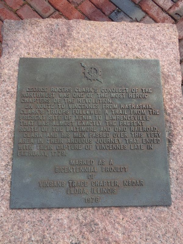 George Rogers Clark Marker. Click for full size. George Rogers Clark Marker image. Click for full size.