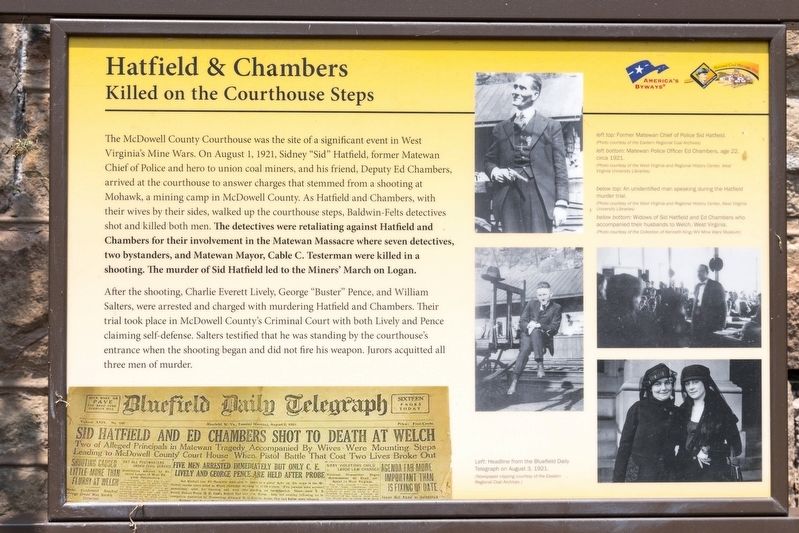 Hatfield & Chambers Marker image. Click for full size.