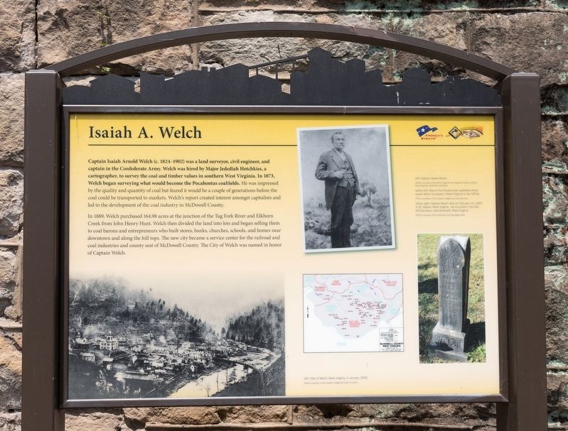 Isaiah A. Welch Marker image. Click for full size.