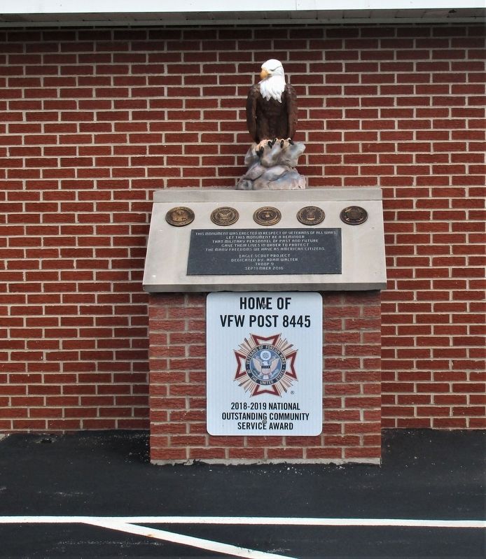 VFW Veterans Memorial #2 Marker. Click for full size. VFW Veterans Memorial #2 Marker image. Click for full size.