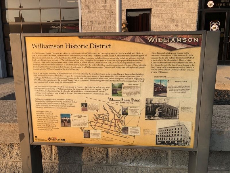 Williamson Historic District Marker image. Click for full size.