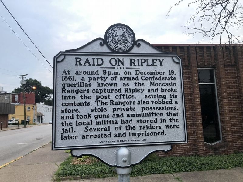 Raid on Ripley Marker image. Click for full size.