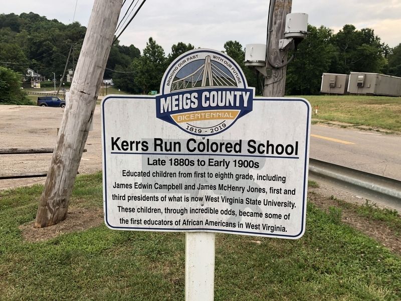 Kerrs Run Colored School Marker image. Click for full size.