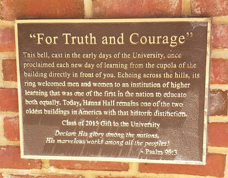 "For Truth and Courage" Marker. Click for full size. "For Truth and Courage" Marker image. Click for full size.