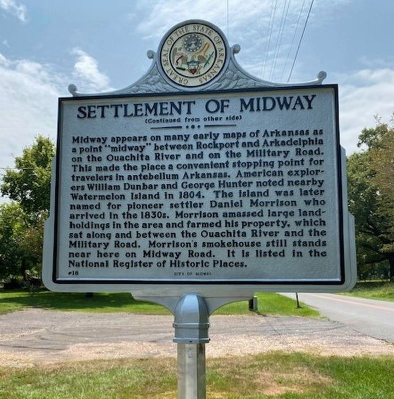 Settlement at Midway side of the marker image. Click for full size.
