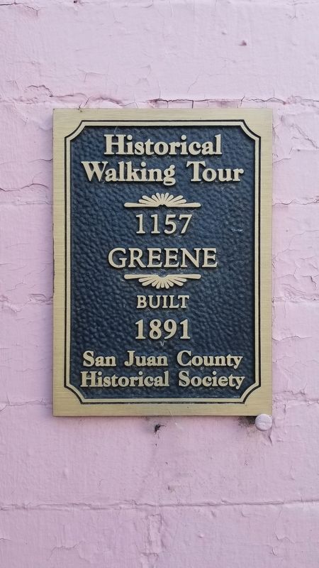 1157 Greene Marker. Click for full size. 1157 Greene Marker image. Click for full size.