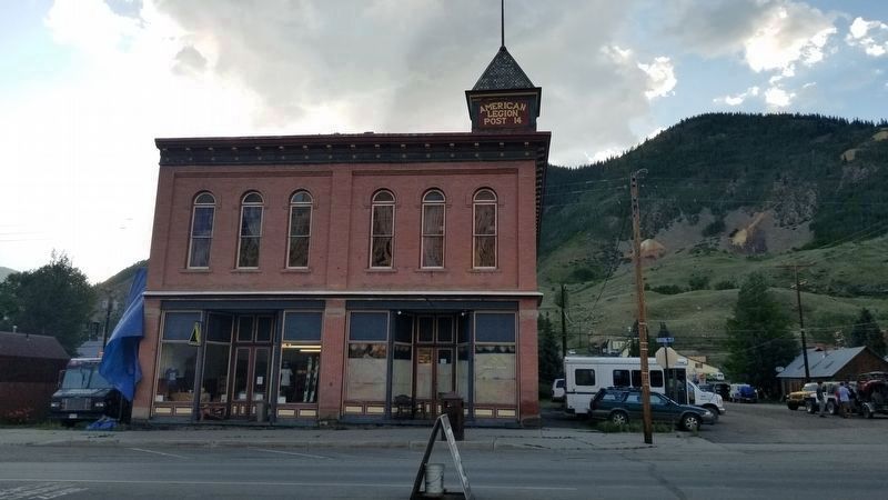 The American Legion Post #14 and the Miners Union Hall. Click for full size. The American Legion Post #14 and the Miners Union Hall image. Click for full size.