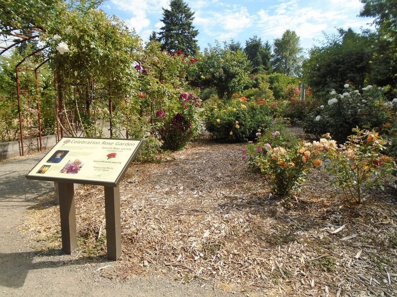Celebration Rose Garden and Marker. Click for full size. Celebration Rose Garden and Marker image. Click for full size.