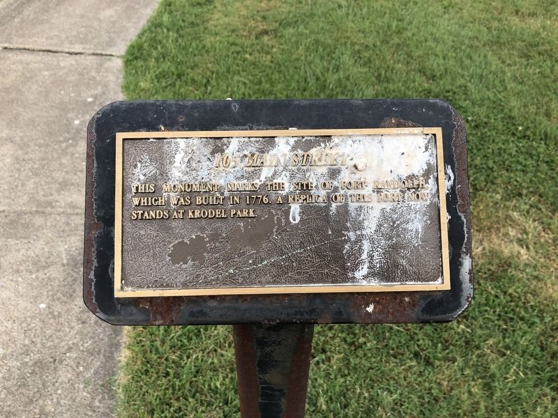 105 Main Street Marker. Click for full size. 105 Main Street Marker image. Click for full size.