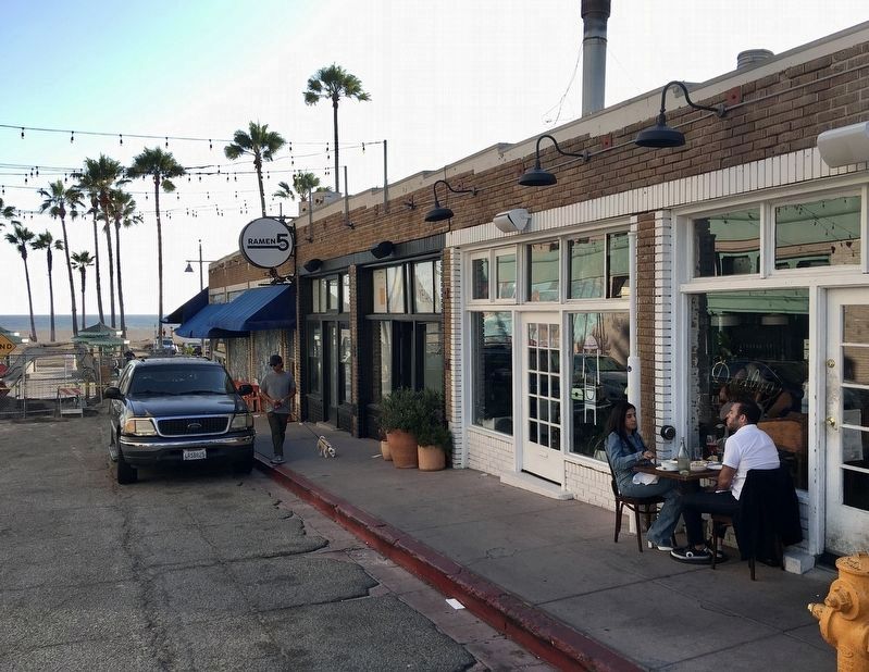 Venice West Cafe Building and Marker. Click for full size. Venice West Cafe Building and Marker image. Click for full size.