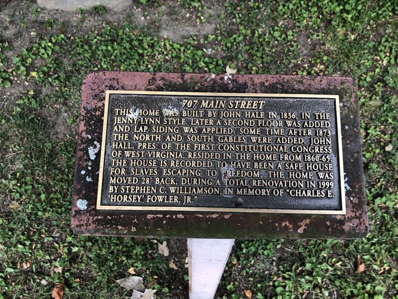707 Main Street Marker. Click for full size. 707 Main Street Marker image. Click for full size.