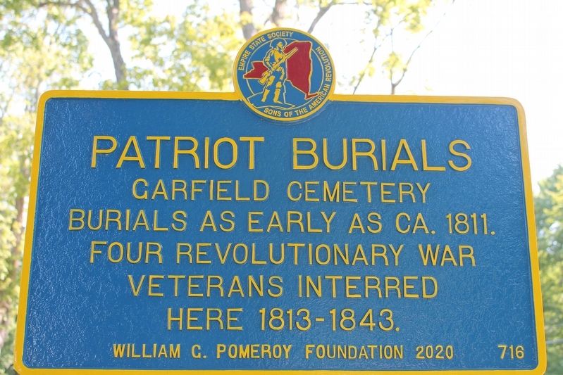 Patriot Burials Marker. Click for full size. Patriot Burials Marker image. Click for full size.