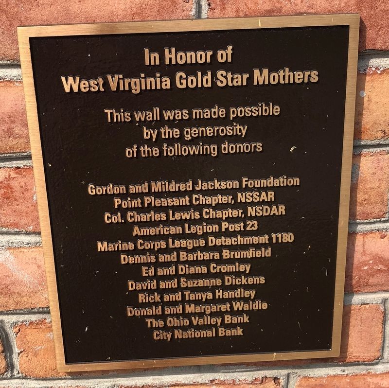 Donor plaque on the reverse of the memorial. Click for full size. Donor plaque on the reverse of the memorial image. Click for full size.