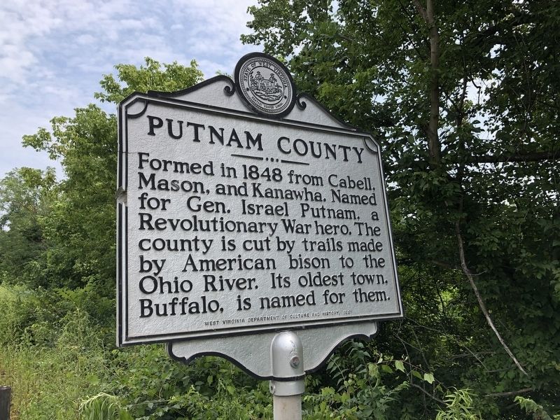 Putnam County side of the marker. Click for full size. Putnam County side of the marker image. Click for full size.