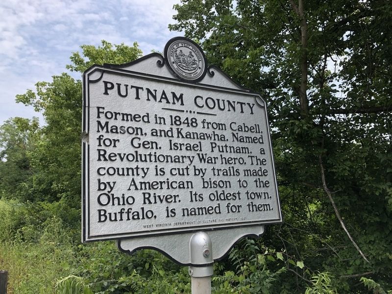 Putnam County side of the marker image. Click for full size.