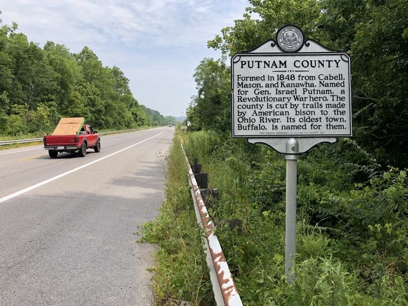 Putnam County / Kanawha County Marker image. Click for full size.