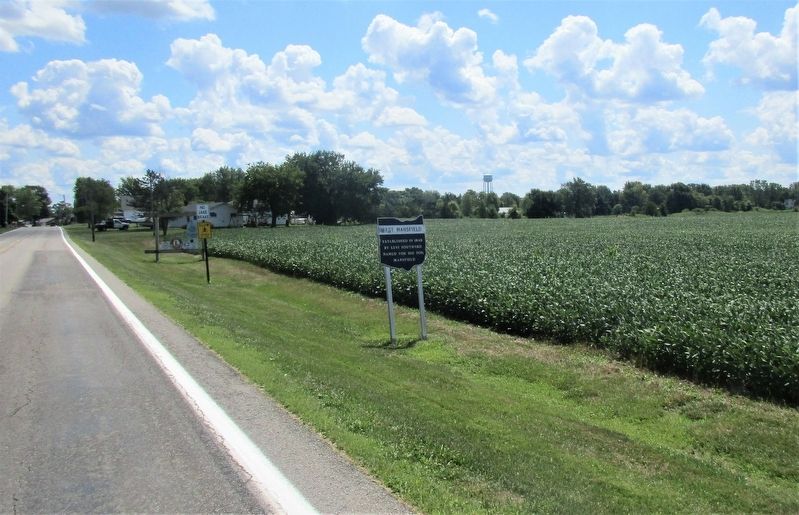 West Mansfield Marker image. Click for full size.
