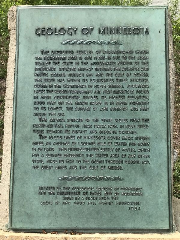 Geology of Minnesota Marker. Click for full size. Geology of Minnesota Marker image. Click for full size.