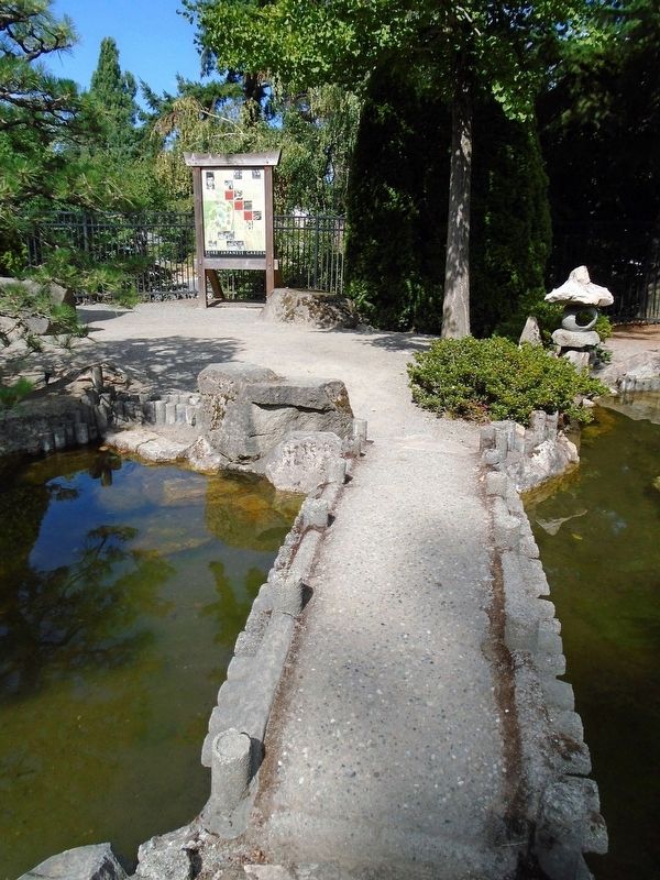 Seike Japanese Garden and Marker image. Click for full size.