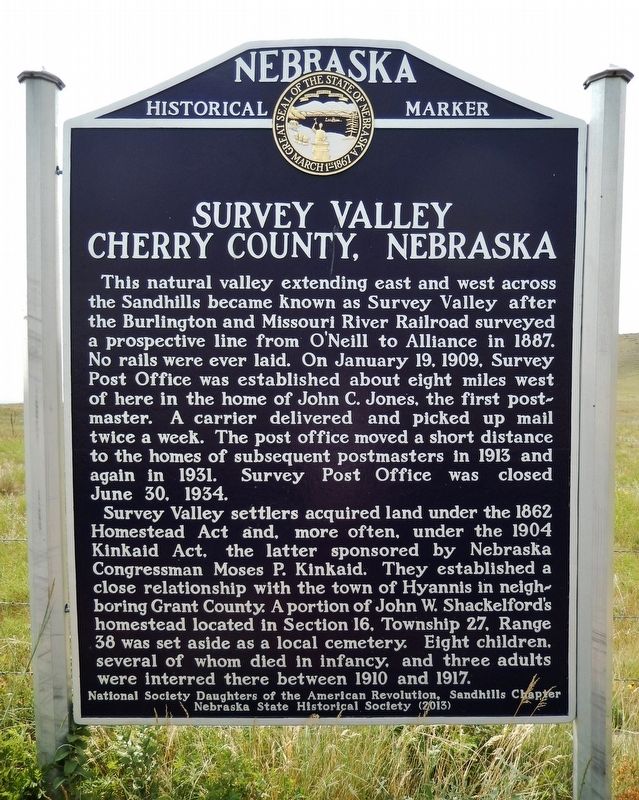 Survey Valley Marker image. Click for full size.