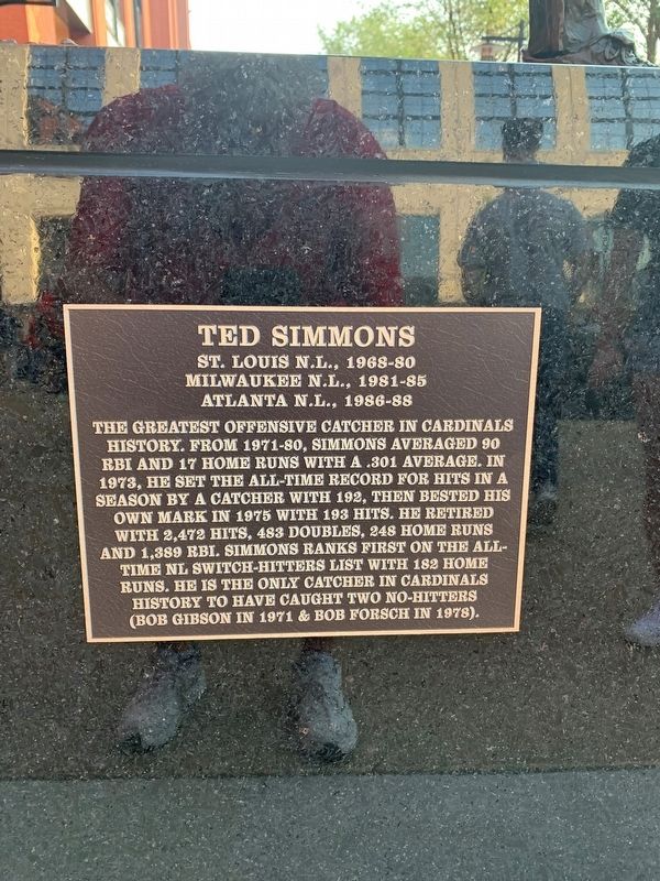 Ted Simmons Marker image. Click for full size.