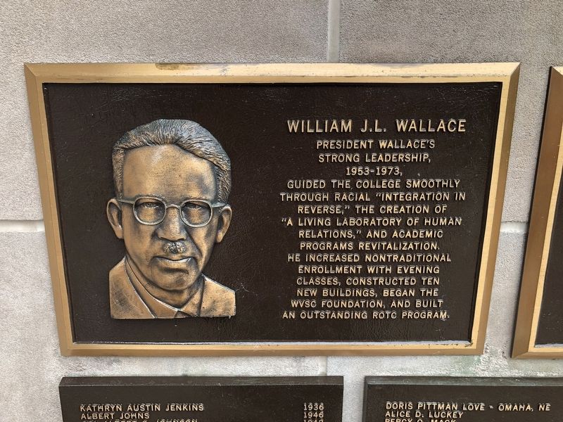 William J.L. Wallace Marker image. Click for full size.