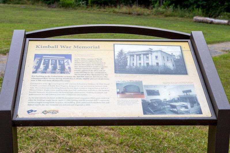 Kimball War Memorial Marker image. Click for full size.