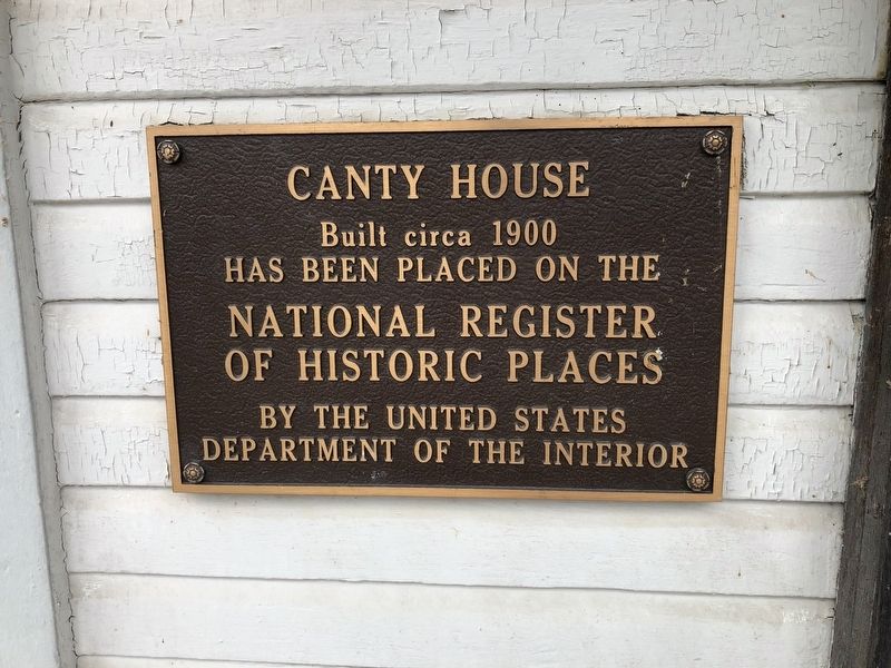 Canty House Marker image. Click for full size.