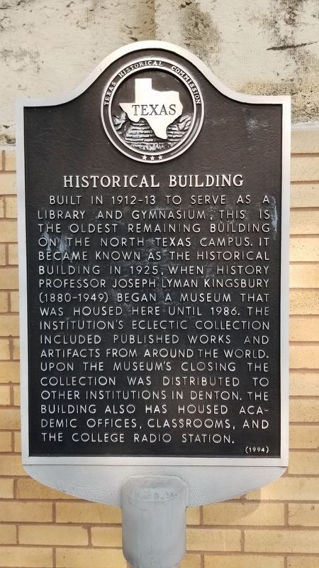 Historical Building Marker image. Click for full size.