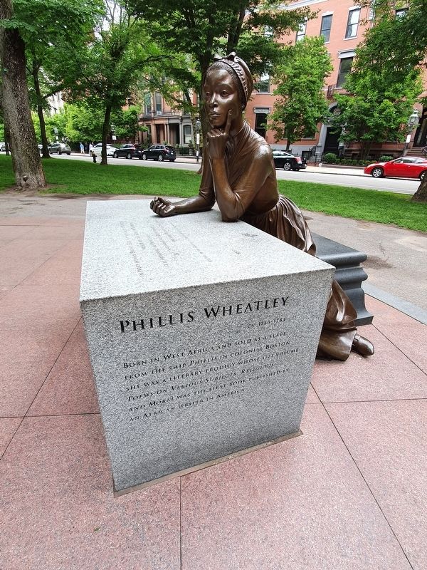 Boston Women's Memorial - Phillis Wheatley image. Click for full size.