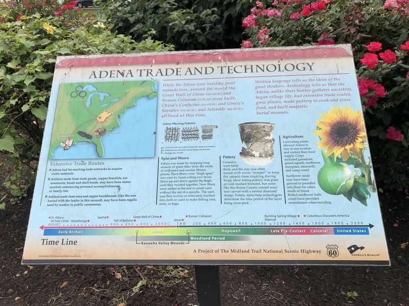 Adena Trade and Technology Marker image. Click for full size.