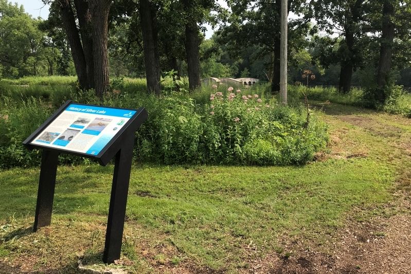 History of Silver Lake Marker in Silver Lake East.. Click for full size. History of Silver Lake Marker in Silver Lake East. image. Click for full size.