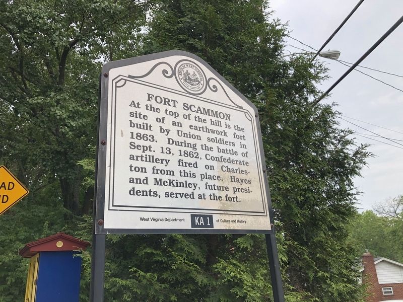 Fort Scammon Marker image. Click for full size.