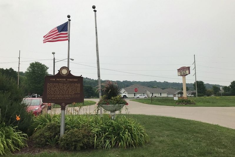 Our Pioneer Heritage Marker at the History Center of Olmsted County. Click for full size. Our Pioneer Heritage Marker at the History Center of Olmsted County image. Click for full size.