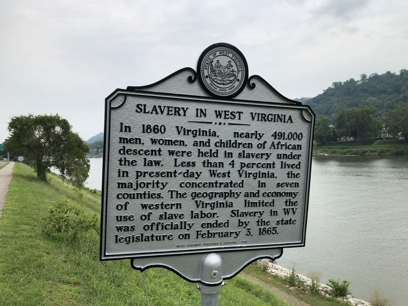 Slavery in West Virginia Marker image. Click for full size.