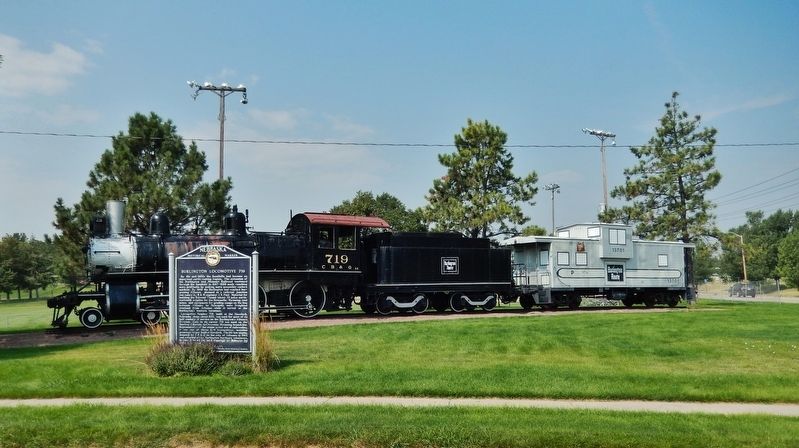 Burlington Locomotive 719 Marker. Click for full size. Burlington Locomotive 719 Marker image. Click for full size.