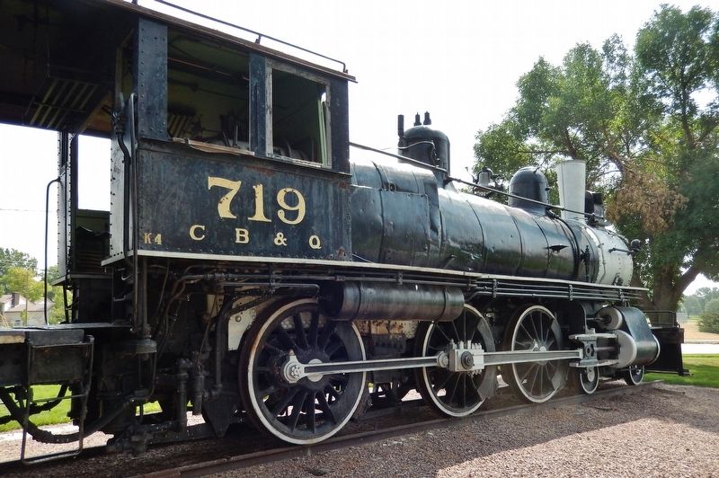 Burlington Locomotive 719. Click for full size. Burlington Locomotive 719 image. Click for full size.