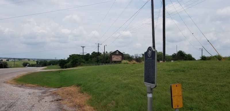 The view of the Fort Waul Marker from the street image. Click for full size.