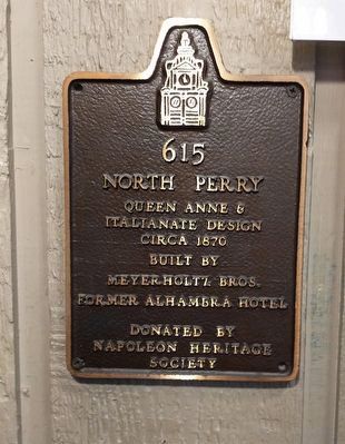 615 North Perry Marker image. Click for full size.