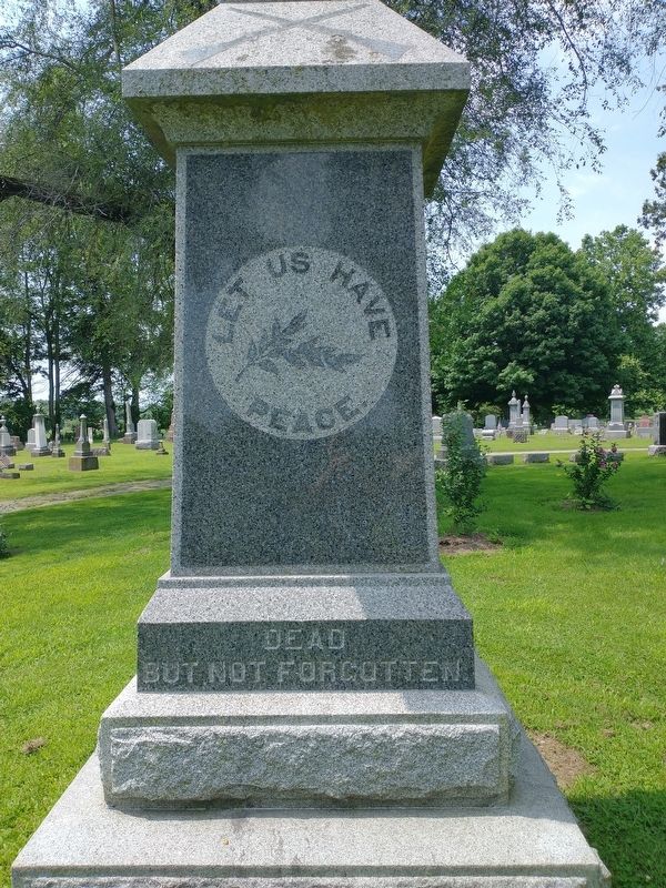Pleasant View Union Civil War Memorial. Click for full size. Pleasant View Union Civil War Memorial image. Click for full size.