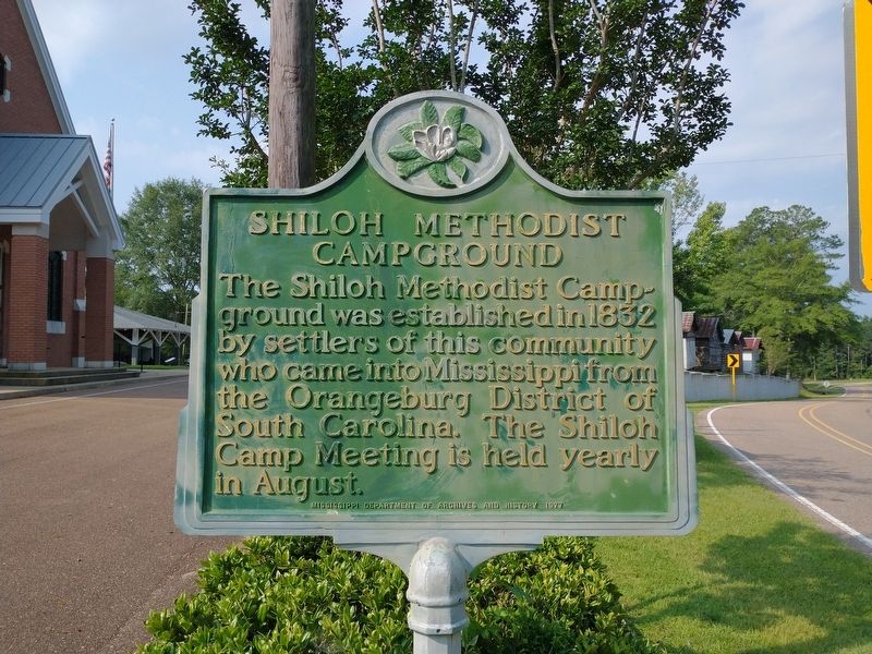 Shiloh Methodist Campground Marker image. Click for full size.