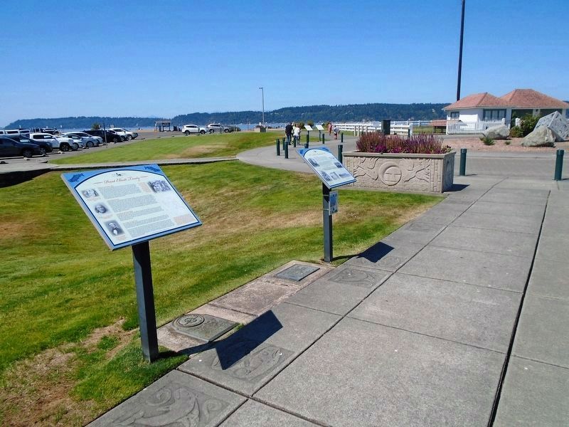 Point Elliott Treaty Marker. Click for full size. Point Elliott Treaty Marker image. Click for full size.