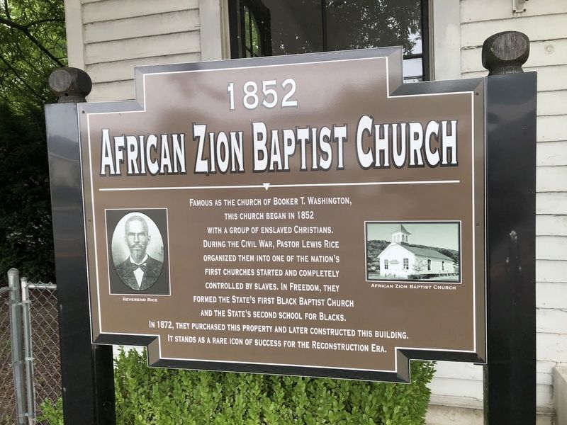African Baptist Church Marker image. Click for full size.
