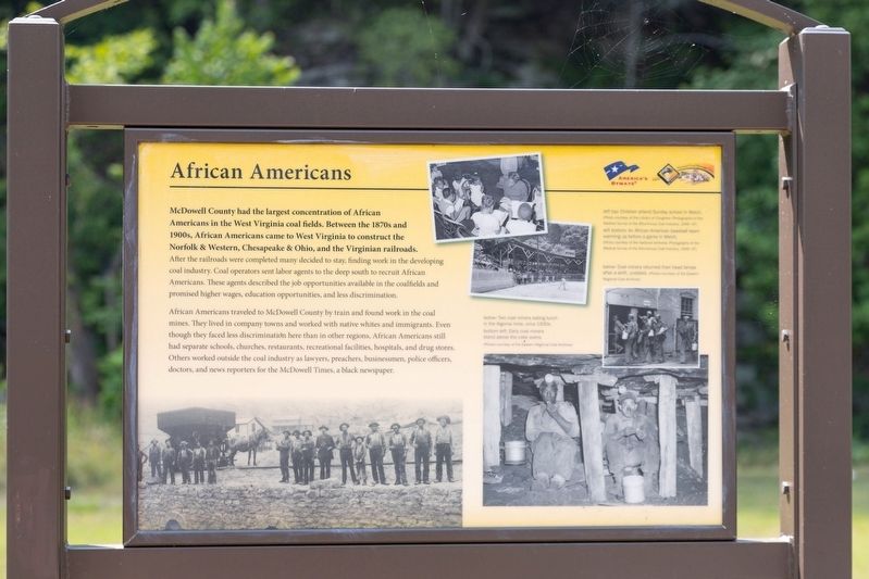 African Americans Marker. Click for full size. African Americans Marker image. Click for full size.
