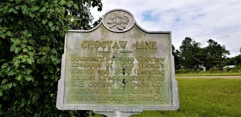 Choctaw Line Marker image. Click for full size.
